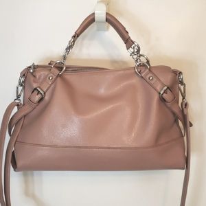 B.lush crossbody bag satchel EUC vegan